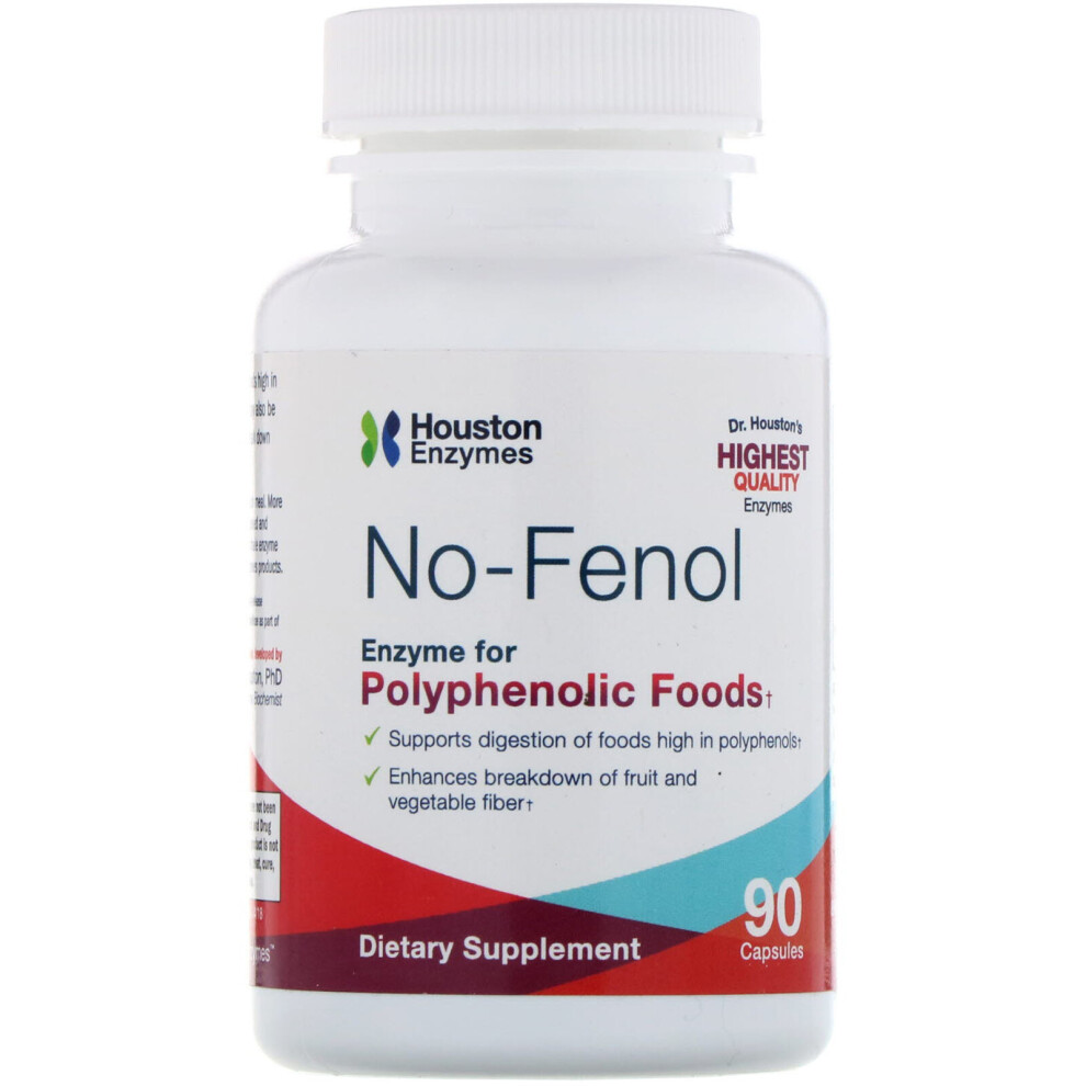 Houston Enzymes , No-Fenol, 90 Capsules