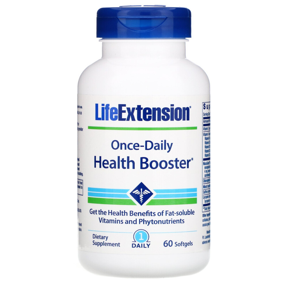 Photos - Vitamins & Minerals Life Extension , Once-Daily Health Booster, 60 Softgels 