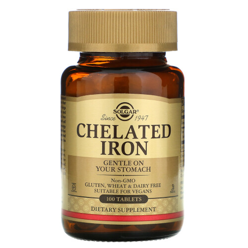 Solgar Solgar, Chelat-Eisen, 100 Tabletten