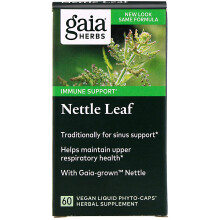 Gaia Herbs, Brennnesselblatt, 60 Vegane Flüssig-Phyto-Kapseln