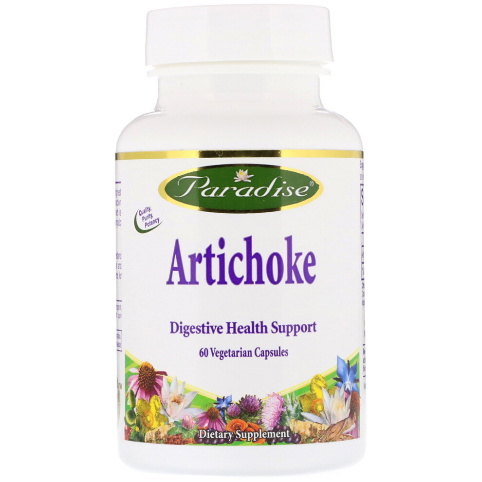 Paradise Herbs , Artichoke, 60 Vegetarian Capsules