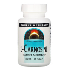 Source Naturals, L-Carnosin, 500 mg, 60 Tabletten