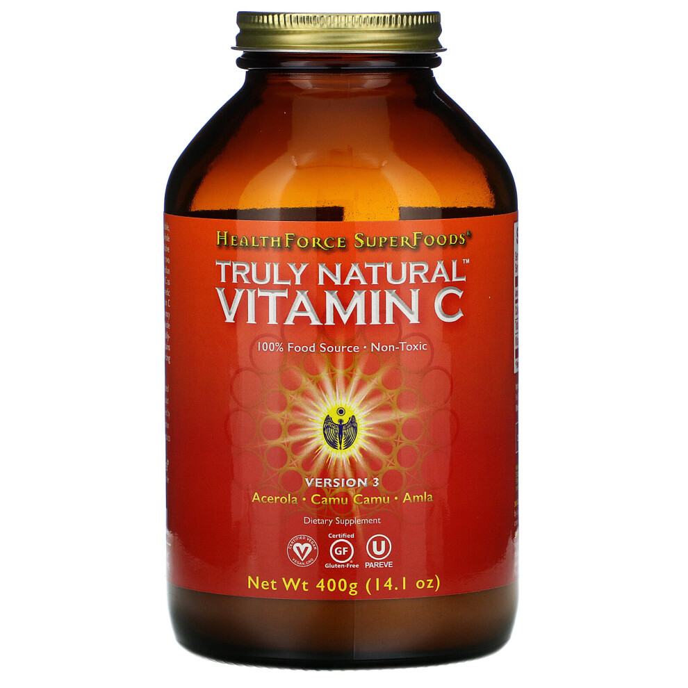 Healthforce Superfoods , Truly Natural Vitamin C, 14.1 Oz (400 G)