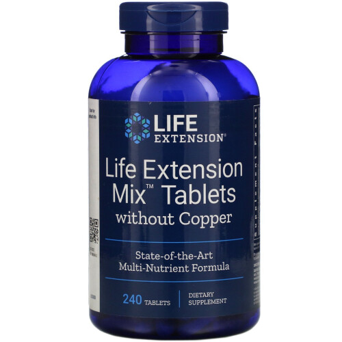 Life Extension, Mix Tabletten ohne Kupfer, 240 Tabletten