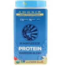 Sunwarrior, Mélange Guerrier, Protéine, Vanille, 1,65 lb (750 g)