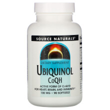 Source Naturals, Ubiquinol CoQH, 100 mg, 90 Weichkapseln