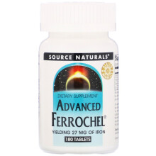 Source Naturals, Fortgeschrittenes Ferrochel, 180 Tabletten
