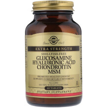 Solgar Glucosamine, Hyaluronic Acid, Chondroitin & MSM - 60 Tablets