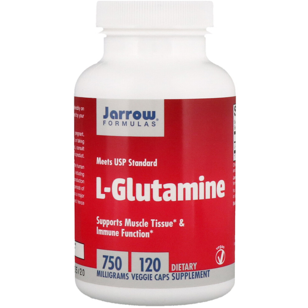 Jarrow Formulas , L-Glutamine, 750 Mg, 120 Veggie Caps