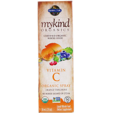 Garden of Life, MyKind Organics, Vitamin C Organic Spray, Orange-Tangerine, 2 fl oz (58 ml)