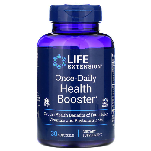 Life Extension, Einmal täglicher Gesundheitsbooster, 30 Softgels