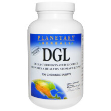 Planetary Herbals, DGL, Deglycyrrhiziniertes Lakritz, 200 Kautabletten