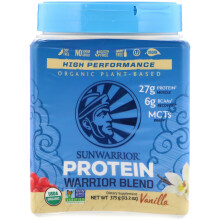 Sunwarrior, Mélange Guerrier, Protéine, Vanille, 13,2 oz (375 g)