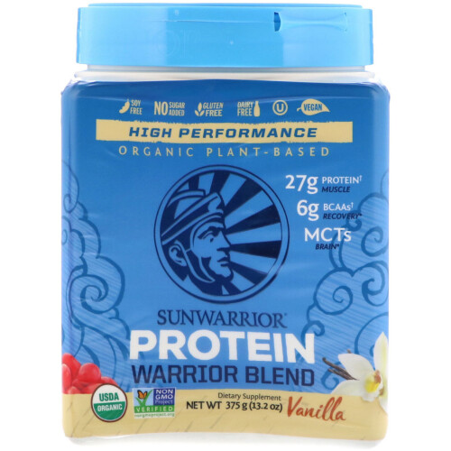 Sunwarrior, Warrior Blend, Protein, Vanille, 13,2 Unzen (375 g)