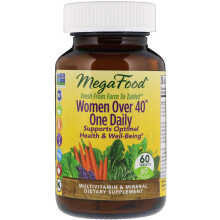 MegaFood, Multivitamines Quotidien Unique Femmes 40+, 60 Comprimés