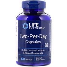 Life Extension, Two-Per-Day Multivitamin, 120 Kapseln