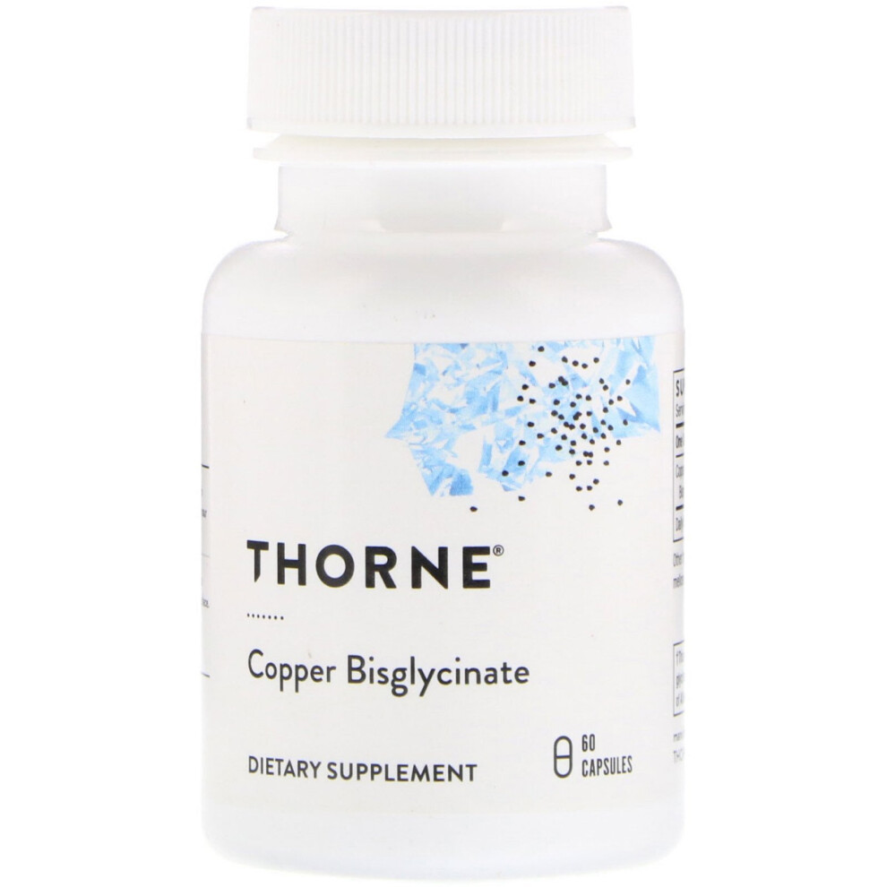 Thorne Research , Copper Bisglycinate, 60 Capsules