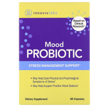 InnovixLabs, Probiotique Humeur, Complément de Soutien de l'Humeur, 60 Capsules