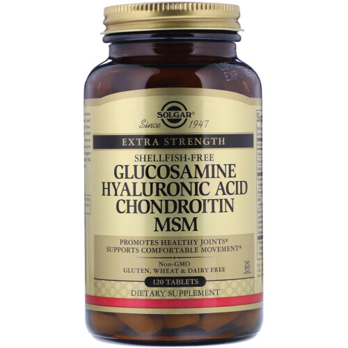 Solgar Solgar, Glucosamin Hyaluronsaeure Chondroitin MSM, 120 Tabletten