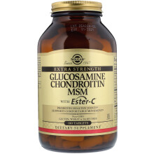 Solgar, Glucosamin Chondroitin MSM mit Ester-C, 180 Tabletten
