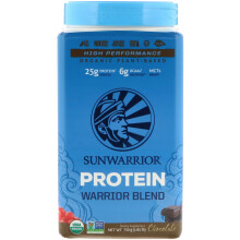 Sunwarrior, Mélange Guerrier, Protéine, Chocolat, 1,65 lb (750 g)