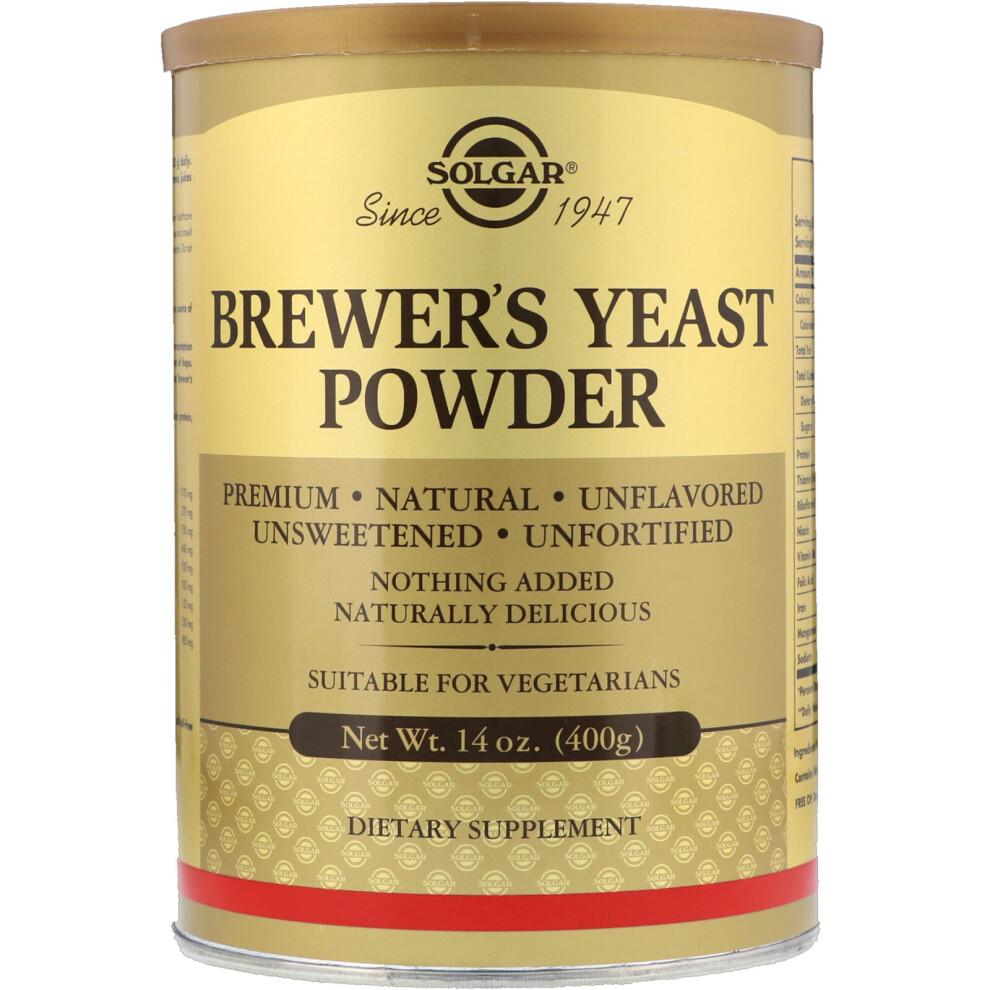 Solgar , Brewer's Yeast Powder, 14 Oz (400 G)