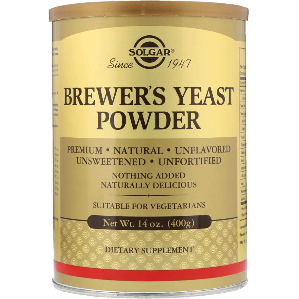 Solgar, Brewer's Yeast Powder, 14 Oz (400 g)