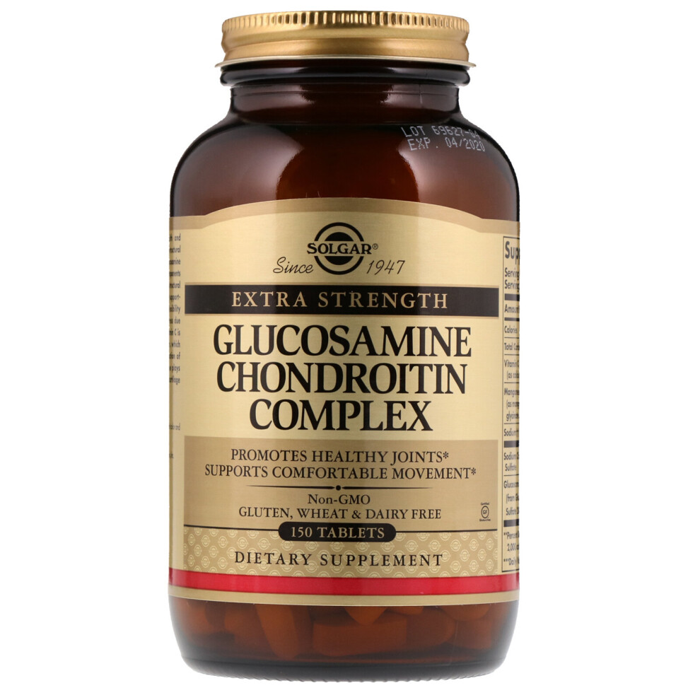Solgar, Glucosamine Chondroitin Complex, Extra Strength, 150 Tablets