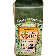 Mate Factor, Maté Biologique, Thé en Vrac, Vert Frais, 12 oz (340 g)