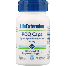 PQQ 20 mg, 30 gélules végétales LIFE Extension