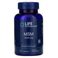 Life Extension, MSM, 3.000 mg, 100 Kapseln (1.000 mg pro Kapsel)