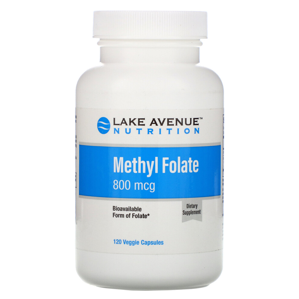 Lake Avenue Nutrition , Methyl Folate, 800 Mcg, 120 Veggie Capsules