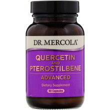 Dr. Mercola, Quercetin und Pterostilben Advanced, 60 Kapseln