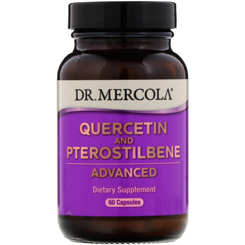 Dr. Mercola, Quercetin und Pterostilben Advanced, 60 Kapseln
