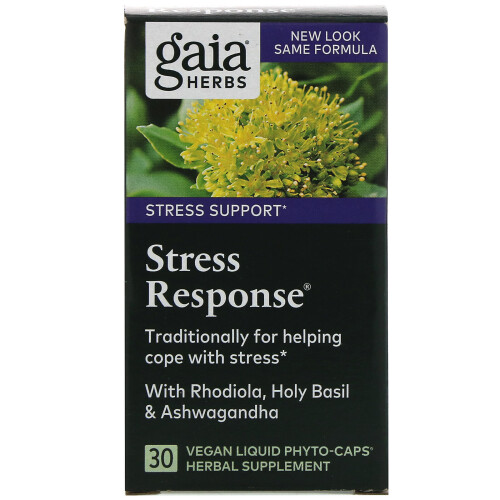 Gaia Herbs, Stress Response, 30 Vegane Kapseln