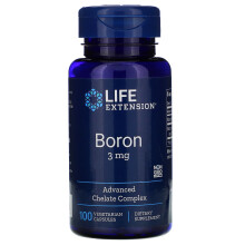 Life Extension, Boron, 3 mg, 100 Vegetarische Kapseln