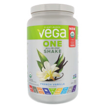Vega, Pflanzenbasiert, Organischer All-In-One-Shake, Französische Vanille, 24,3 Unzen (689 g)