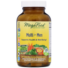MegaFood, Multivitamines Avancées Pour Hommes, 120 Comprimés