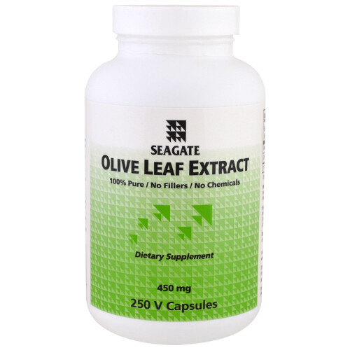 Seagate Seagate, Extrait de Feuille d'Olivier, 450 mg, 250 V Capsules