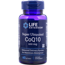 Life Extension, Super Ubiquinol CoQ10, 100 mg, 60 Softgels