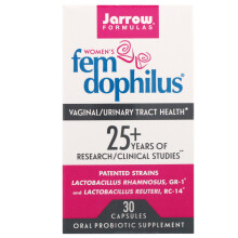 Jarrow Formulas, Vegan Fem Dophilus, 5 Milliards d'UFC, 30 Capsules Végétales