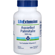Life Extension, Ascorbylpalmitat, 500 mg, 100 Vegetarische Kapseln