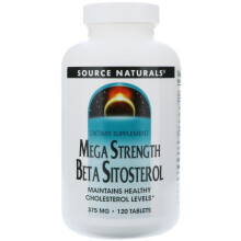 Source Naturals, Mega Strength Beta-Sitosterol, 375 mg, 120 Tabletten