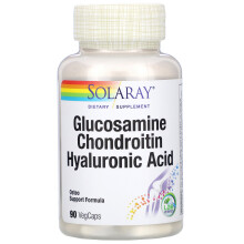 Solaray, Glucosamin Chondroitin Hyaluronsäure, 90 VegCaps