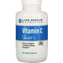Lake Avenue Nutrition, Vitamin C, Quali-C, 1.000 mg, 365 Veggie-Kapseln