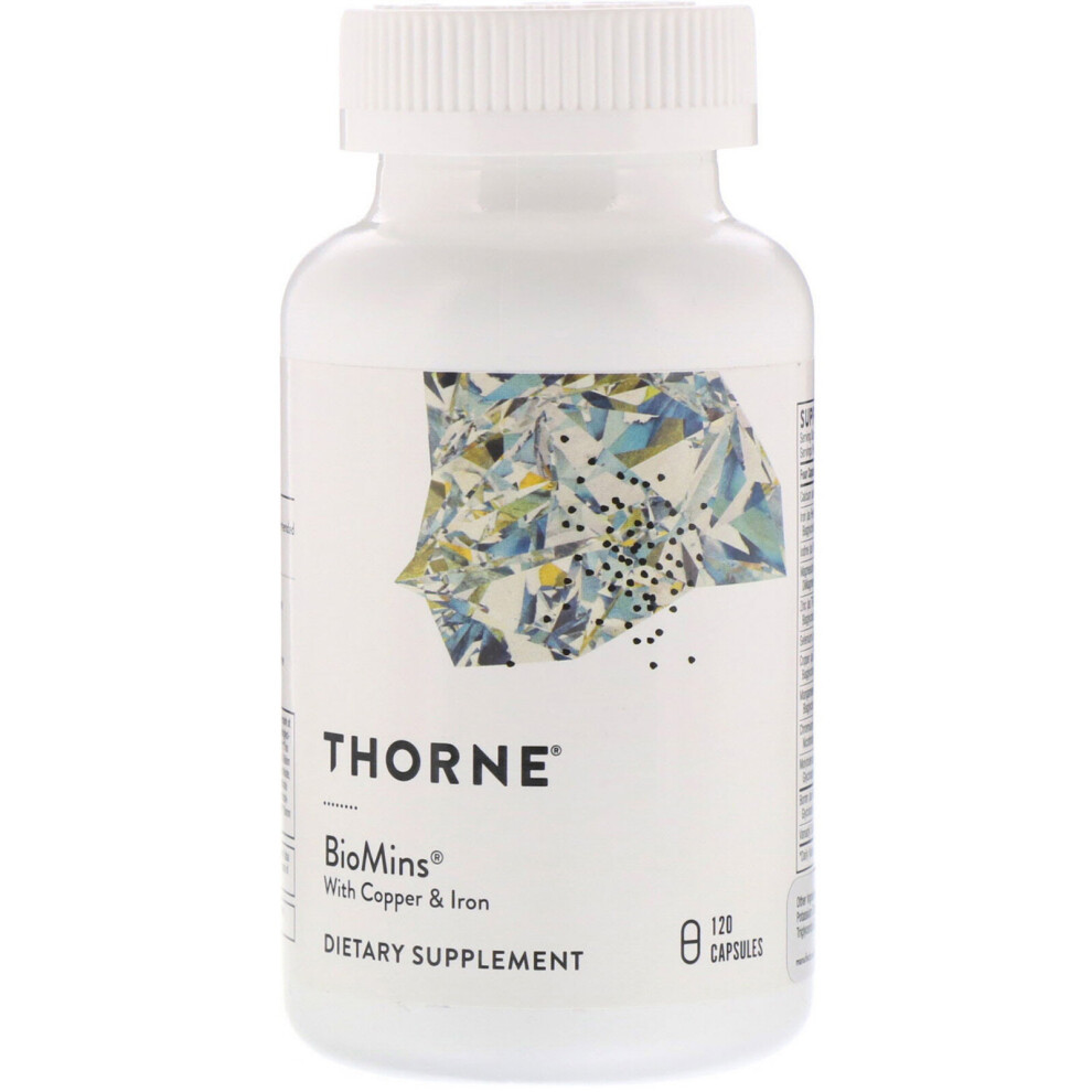 Thorne Research , Biomins With Copper & Iron, 120 Capsules