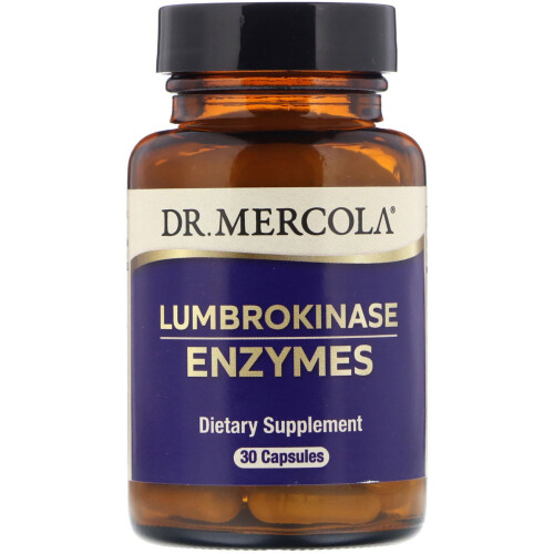 Dr. Mercola, Enzymes Lumbrokinase, 30 Capsules