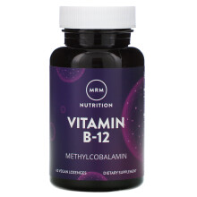 MRM Nutrition, Vitamin B-12, 60 Vegan Lutschtabletten