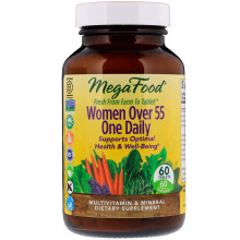 MegaFood, Multivitamines Quotidiennes Pour Femmes 55+, 60 Comprimés
