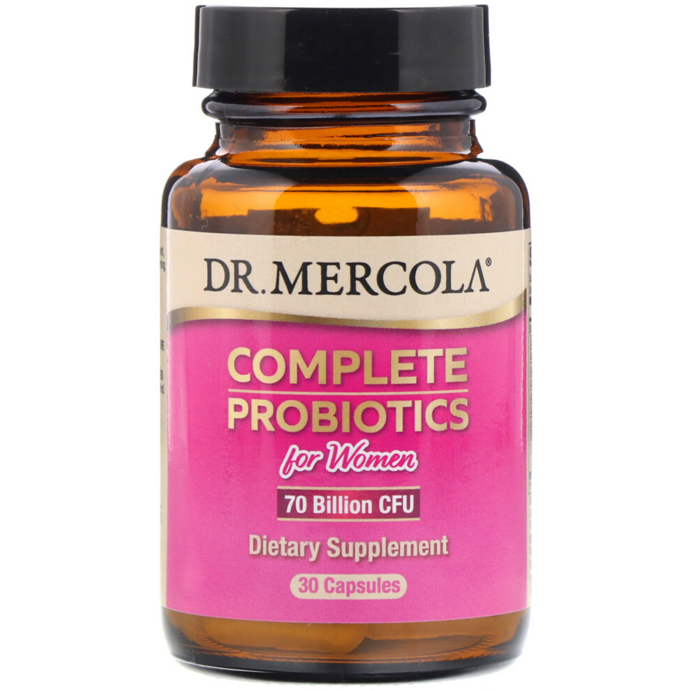 Dr. Mercola , Complete Probiotics For Women, 70 Billion Cfu, 30 Capsules